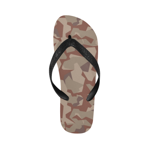 Swedish M90 Desert camouflage Flip Flops for Men/Women (Model 040)