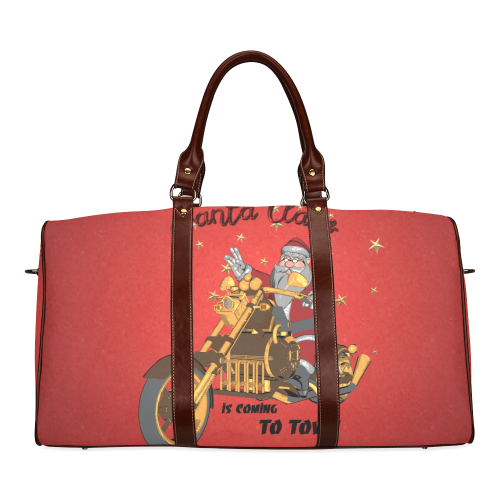 Santa Claus wish you a merry Christmas Waterproof Travel Bag/Small (Model 1639)
