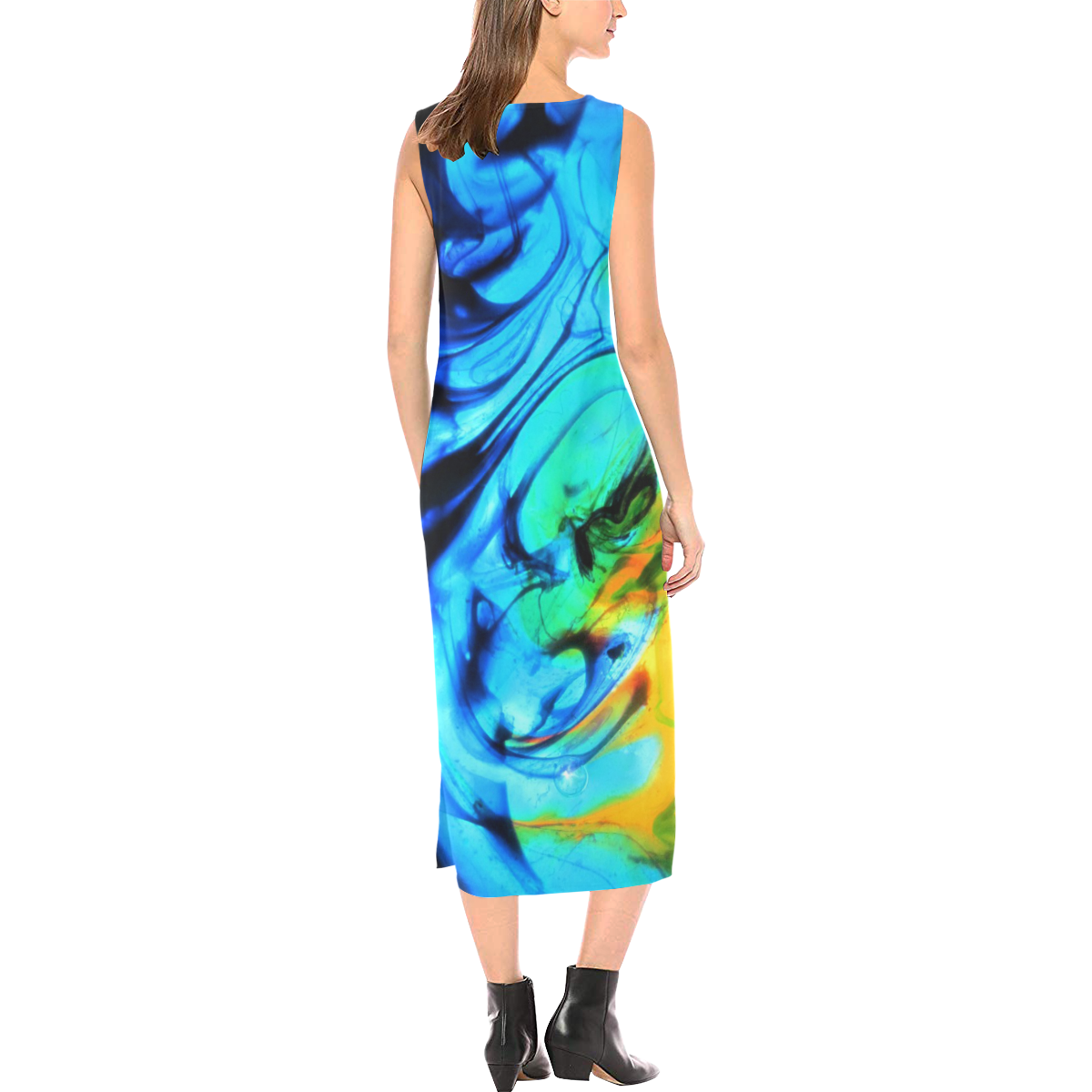 roadmap Phaedra Sleeveless Open Fork Long Dress (Model D08)