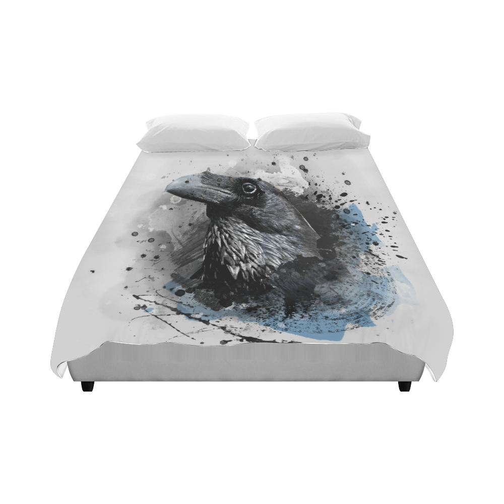 crow raven bird art #crow #raven Duvet Cover 86"x70" ( All-over-print)