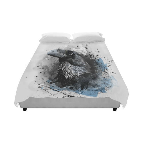 crow raven bird art #crow #raven Duvet Cover 86"x70" ( All-over-print)