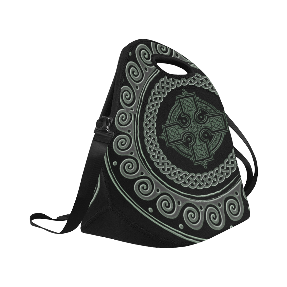 Awesome Celtic Cross Neoprene Lunch Bag/Large (Model 1669)