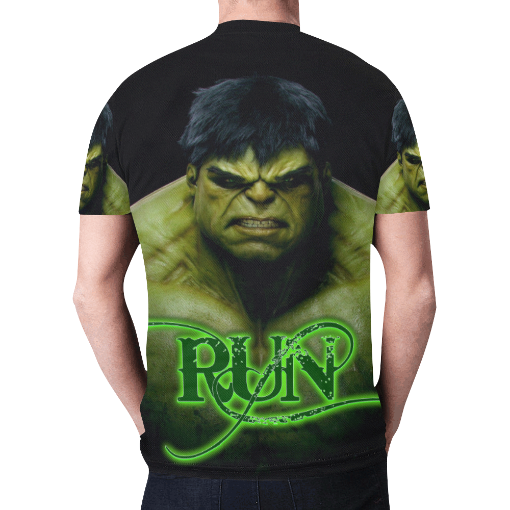 Run New All Over Print T-shirt for Men (Model T45)
