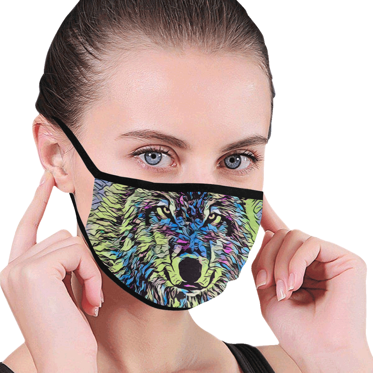 WOLF MULTICOLOR MASK II Mouth Mask