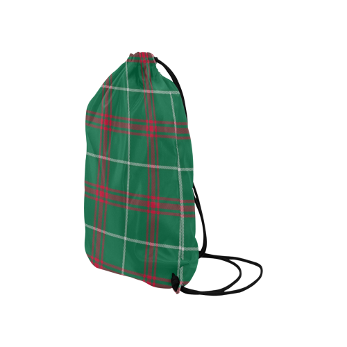 Welsh National Tartan Small Drawstring Bag Model 1604 (Twin Sides) 11"(W) * 17.7"(H)