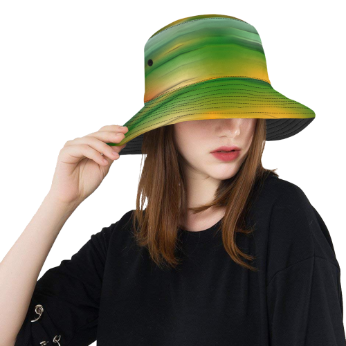 noisy gradient 3 by JamColors All Over Print Bucket Hat