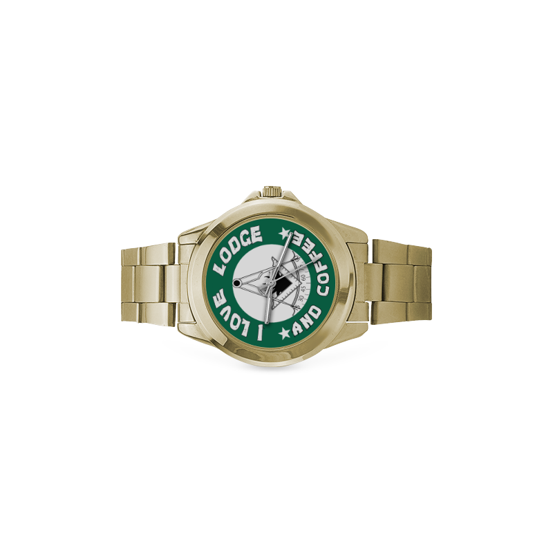 ilovecoffee Custom Gilt Watch(Model 101)