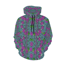 the most beautiful flower forest on earth All Over Print Hoodie for Men/Large Size (USA Size) (Model H13)