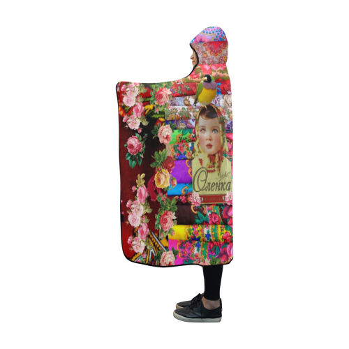 Flower Child Hooded Blanket 60''x50''