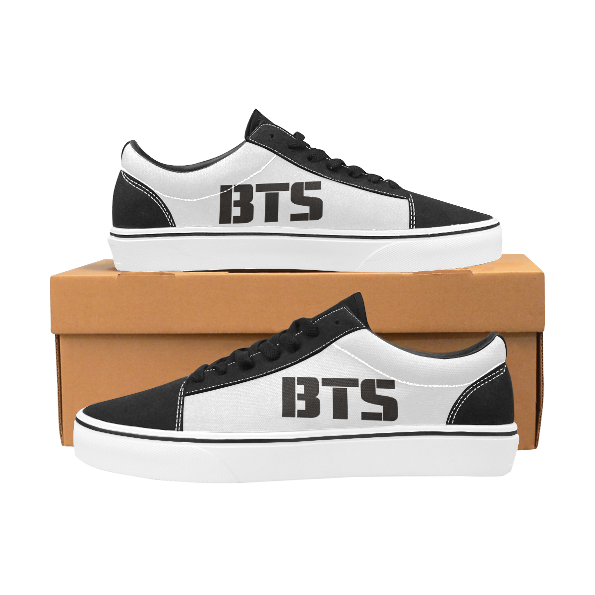 BTS Women's Low Top Skateboarding Shoes (Model E001-2)