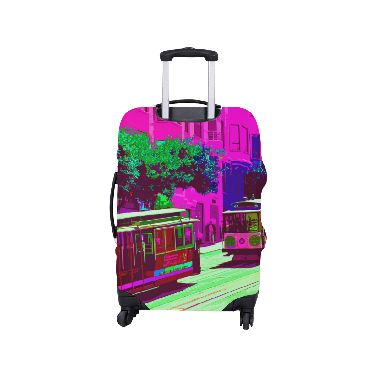 SanFrancisco_20170104_by_JAMColors Luggage Cover/Small 18"-21"
