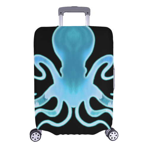 Watercolour Octopus Luggage Cover/Large 26"-28"