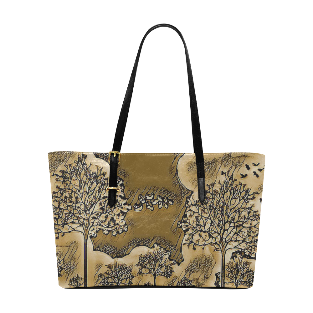 Among Trees2 Euramerican Tote Bag/Large (Model 1656)