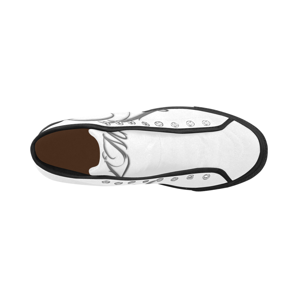 LM Black bottom White Vancouver H Men's Canvas Shoes/Large (1013-1)