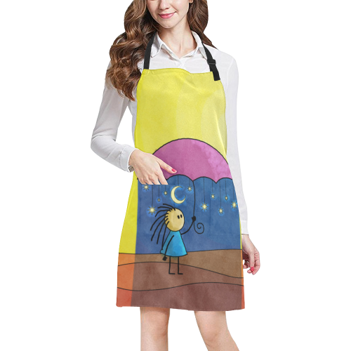We Only Come Out At Night All Over Print Apron