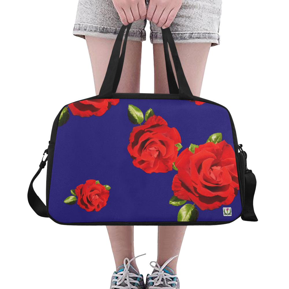 Fairlings Delight's Floral Luxury Collection- Red Rose Fitness Handbag 53086a12 Fitness Handbag (Model 1671)
