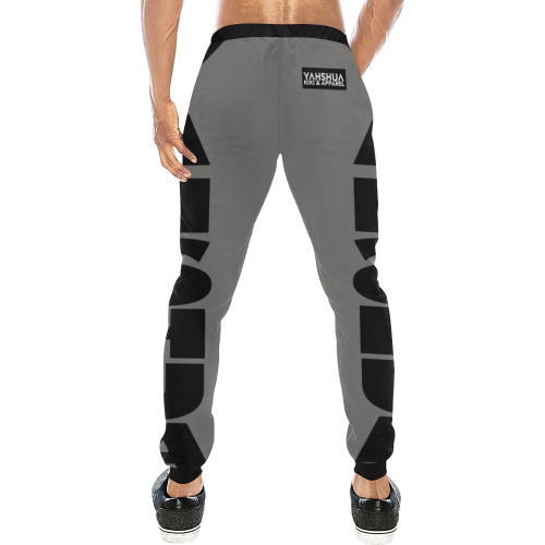 Yahshua Joggers (Gray) Men's All Over Print Sweatpants (Model L11)