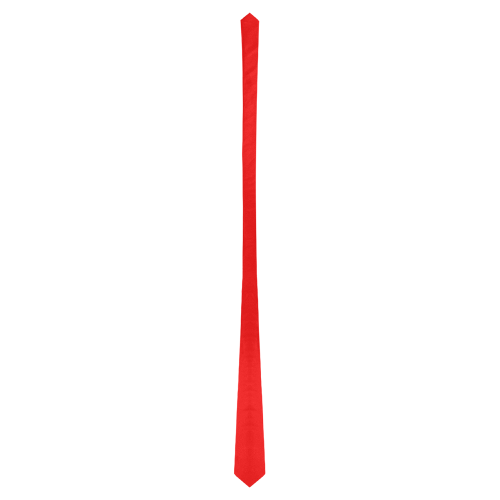color red Classic Necktie (Two Sides)