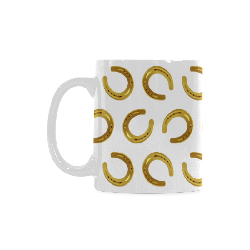 Golden horseshoe White Mug(11OZ)