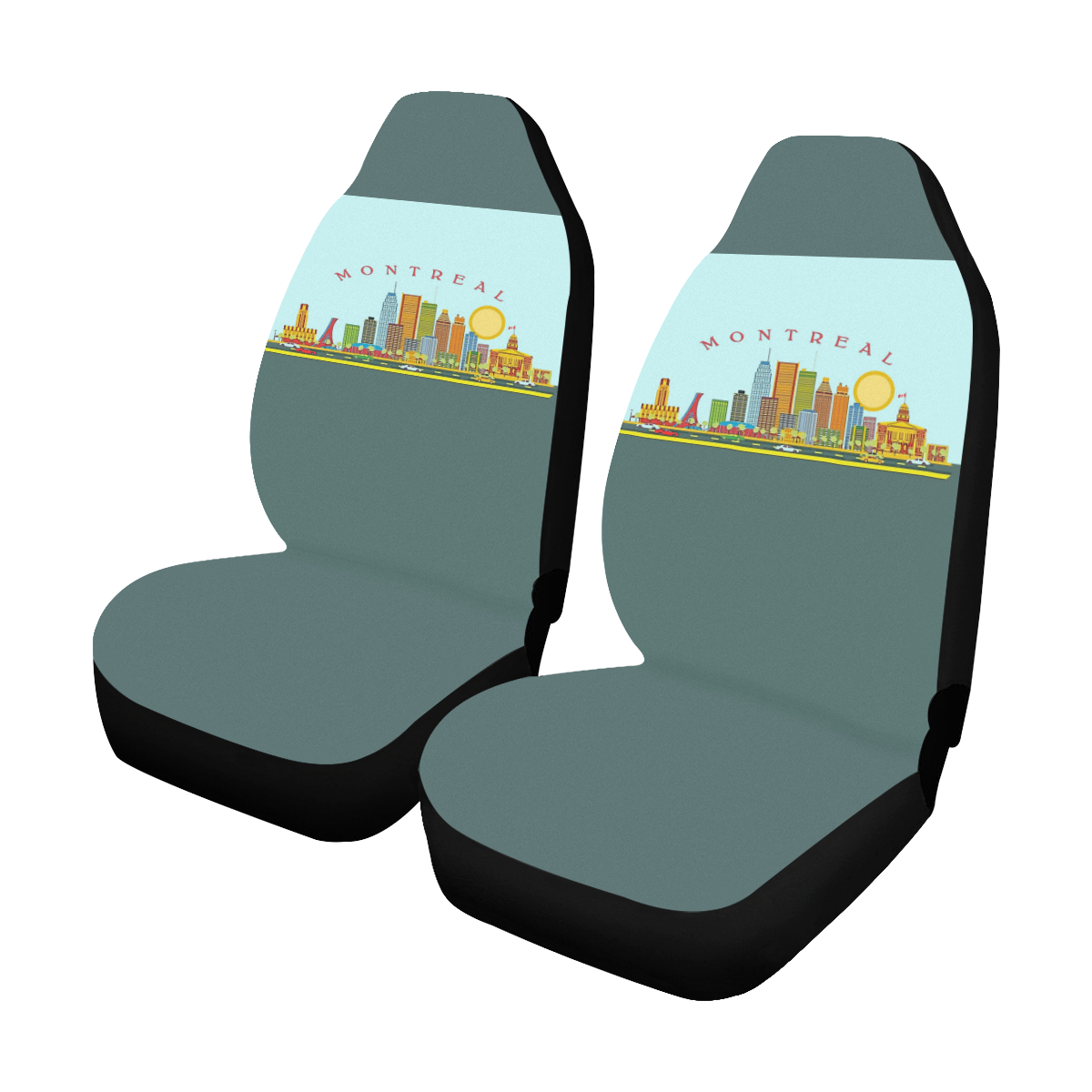 MONTREAL Car Seat Covers (Set of 2)