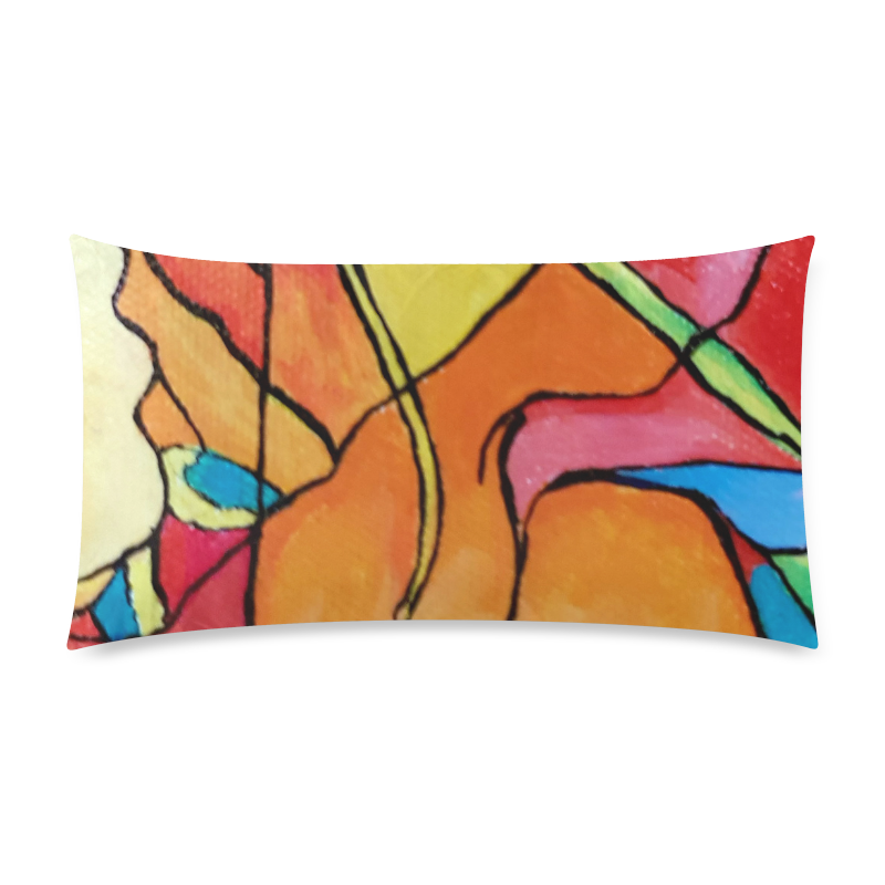 ABSTRACT Rectangle Pillow Case 20"x36"(Twin Sides)
