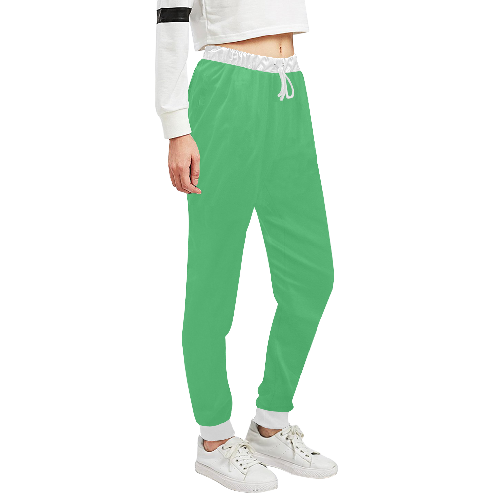 color Paris green Unisex All Over Print Sweatpants (Model L11)