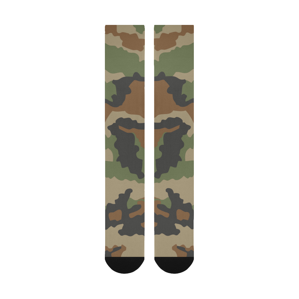 woodland camouflage pattern Over-The-Calf Socks