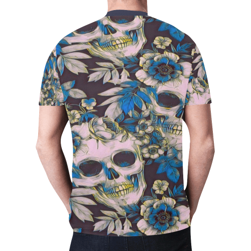 Woke Skulls Hawaiian Rave Festival 6 New All Over Print T-shirt for Men (Model T45)