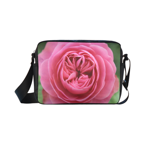 Rose Fleur Macro Classic Cross-body Nylon Bags (Model 1632)