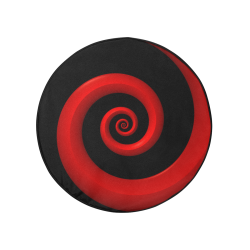 Red/Black Spiral 32 Inch Spare Tire Cover