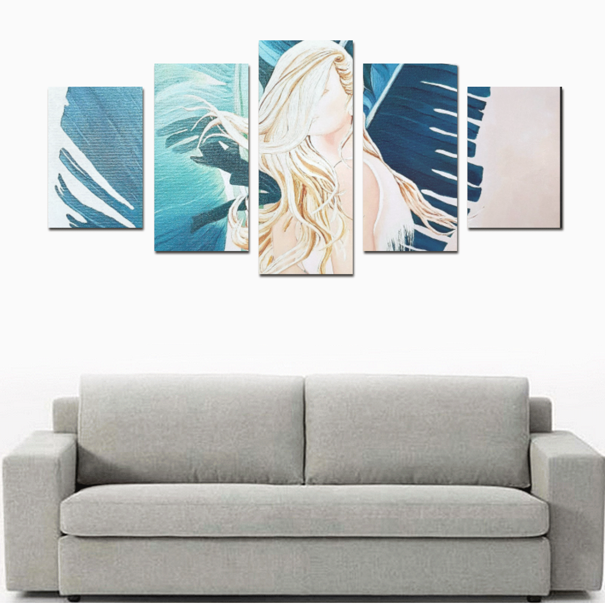 BATHING BEAUTY Canvas Print Sets D (No Frame)