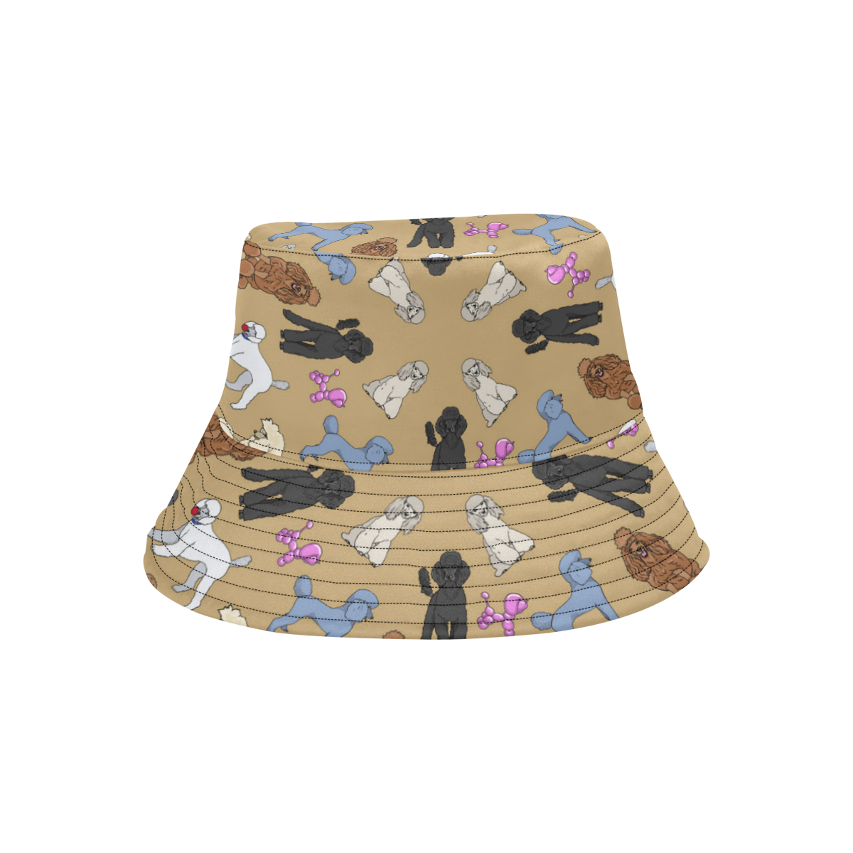 poodles~ tan All Over Print Bucket Hat