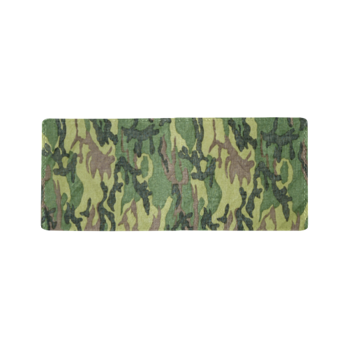 Military Camo Green Woodland Camouflage Mini Bifold Wallet (Model 1674)