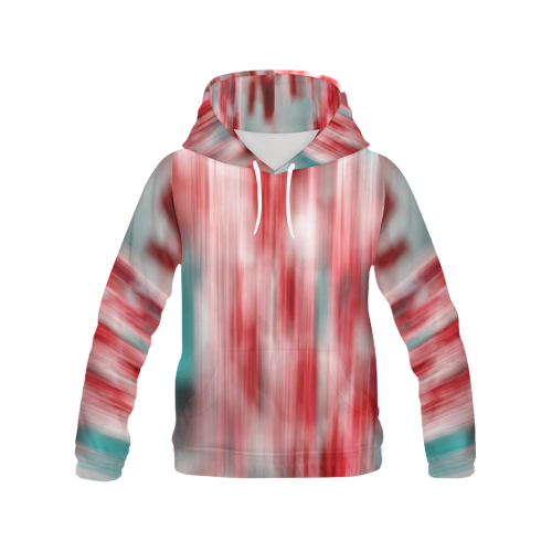 Flowers All Over Print Hoodie for Women (USA Size) (Model H13)