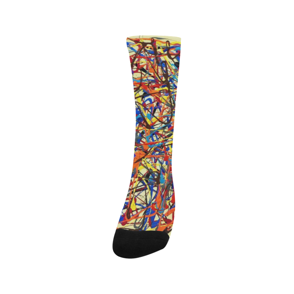 Colors & Chaos Men's Custom Socks