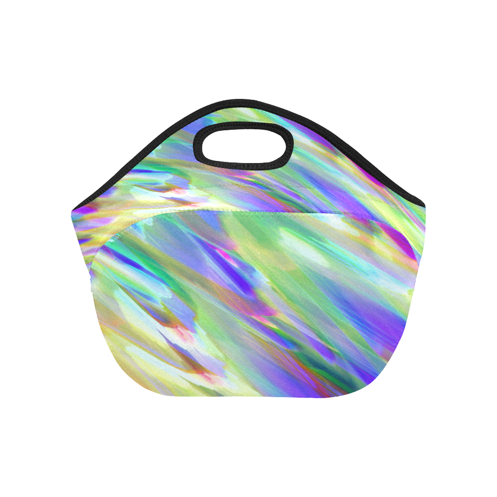 Colorful digital art splashing G401 Neoprene Lunch Bag/Small (Model 1669)