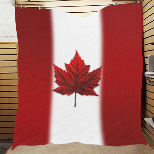Canada Flag Quilt 60"x70"