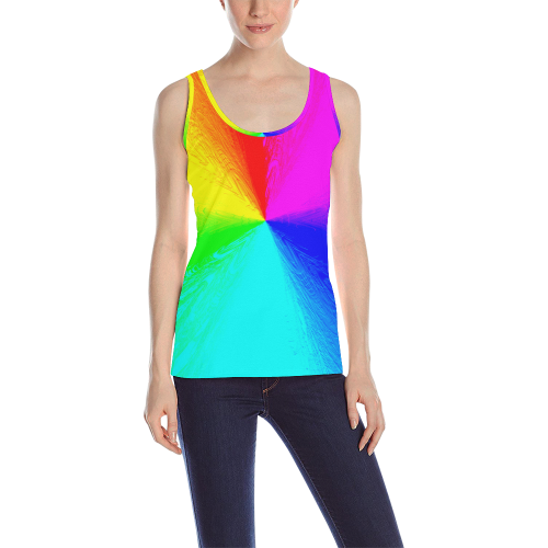 Arizona Twin 3D All Over Print Tank Top for Women (Model T43)