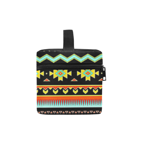 bright tribal Cosmetic Bag/Large (Model 1658)
