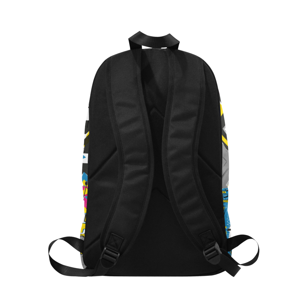 Distorted shapes Fabric Backpack for Adult (Model 1659)