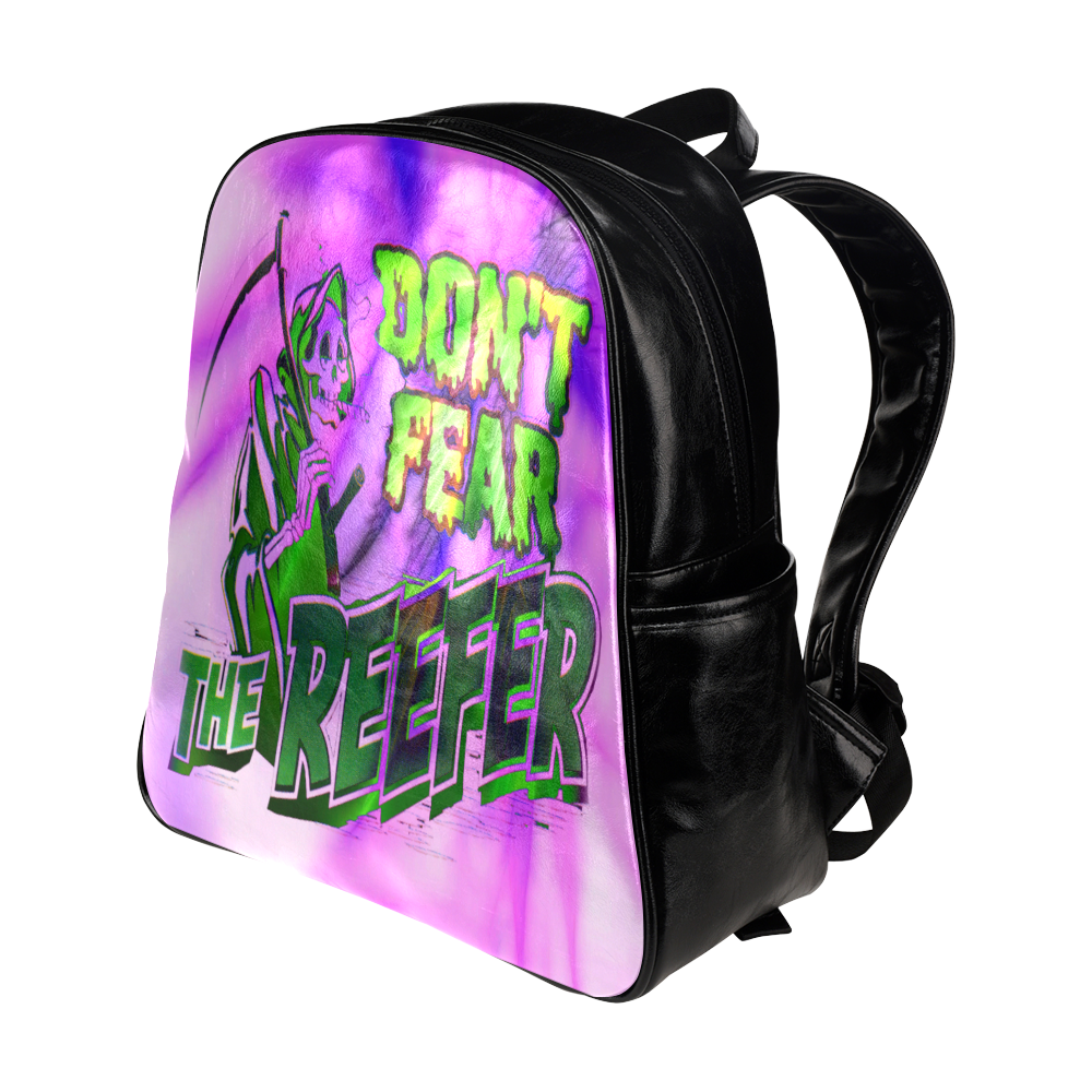 Weed - Don't Fear the Reefer Multi-Pockets Backpack (Model 1636)