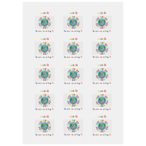 Autism Personalized Temporary Tattoo (15 Pieces)