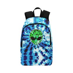 Acid Wash Alien Tie-Dye Fabric Backpack for Adult (Model 1659)