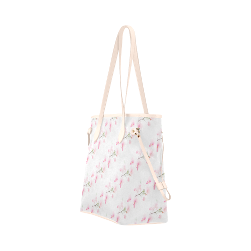 PATTERN ORCHIDÉES Clover Canvas Tote Bag (Model 1661)