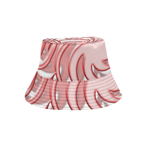 3-D Red Ball All Over Print Bucket Hat
