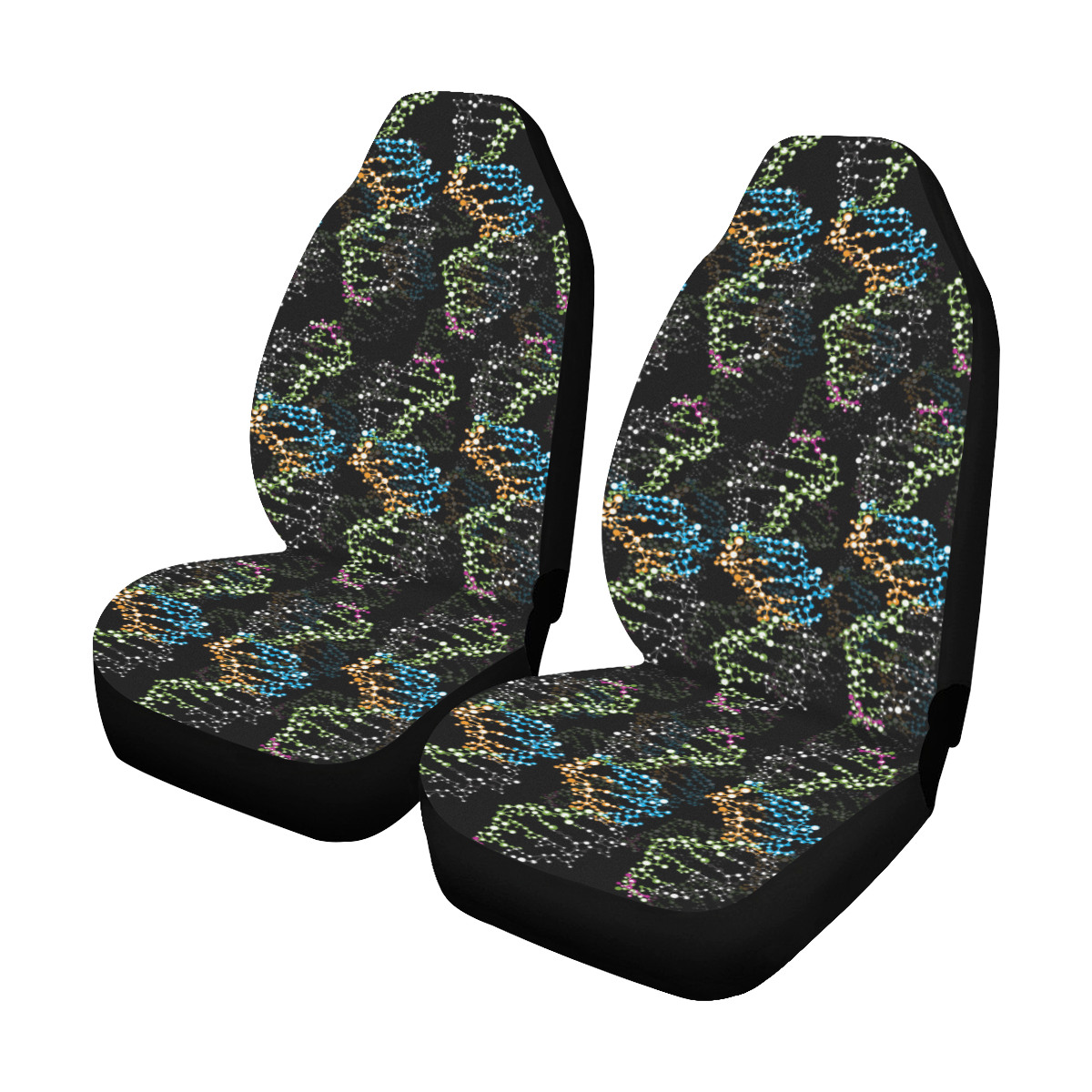 DNA pattern - Biology - Scientist Car Seat Covers (Set of 2)