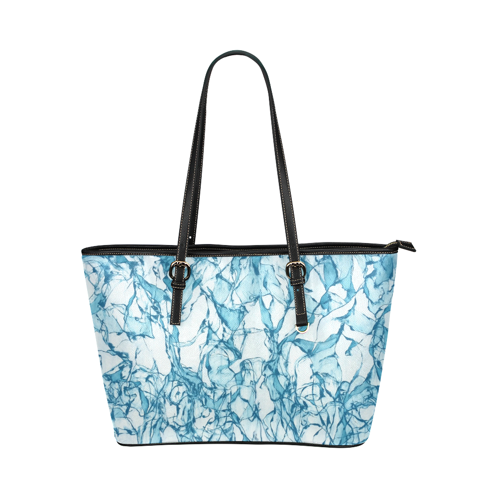 Untangling Leather Tote Bag/Large (Model 1651)