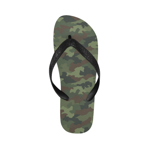 Yugoslav M89 Hrastov List camouflage Flip Flops for Men/Women (Model 040)
