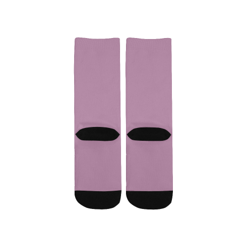 color mauve Kids' Custom Socks