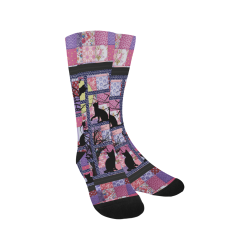 Cats in the Night Trouser Socks